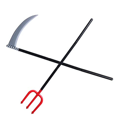 Veemoon 2 Stück Und Requisiten Zusammenstellen Halloween-bühnenrequisiten Halloween Liefert Zubehör Für Halloween-kostüme Halloween-fälschung Teufel Trident Todessense Plastik von Veemoon