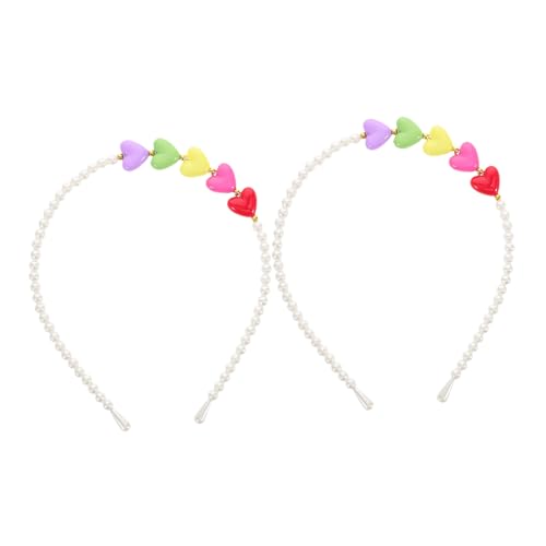 Veemoon 2 Stück Valentinstag Haarband Herzform mit Simulierten Perlen Süßes Kopfband für Hochzeiten Partys und Besondere Anlässe für Romantische Feiern Veemoon 2 Stück Valentinstag Haarband Herzform mit Simulierten Perlen Süßes Kopfband für Hochzeiten Partys und Besondere Anlässe für Romantische Feiern von Veemoon