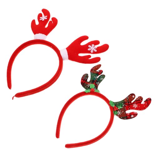 Veemoon 2 Stück Weihnachts Haarreif Teilig Rentier Geweih Haarschmuck Leicht Bequem Party Karneval Fest Zubehör Veemoon 2 Stück Weihnachts Haarreif Teilig Rentier Geweih Haarschmuck Leicht Bequem Party Karneval Fest Zubehör von Veemoon