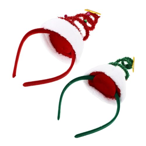 Veemoon 2 Stück Weihnachts Stirnbänder mit Rot und Grün Festliche Haarreifen für Weihnachten Partys und Cosplay Bequeme und Langlebige Haarschmuck Accessoires für Erwachsene Veemoon 2 Stück Weihnachts Stirnbänder mit Rot und Grün Festliche Haarreifen für Weihnachten Partys und Cosplay Bequeme und Langlebige Haarschmuck Accessoires für Erwachsene von Veemoon