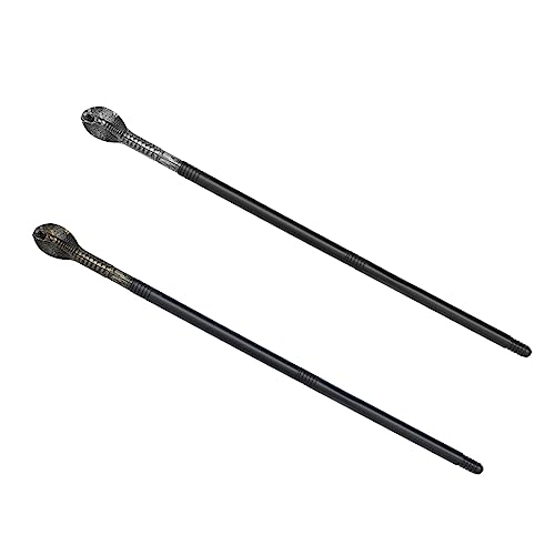 Veemoon 2 Stücke Schlangen Halloween Zauberstab Für – Figur Königsstab Für Teufel Cosplay - Karneval - Fasching Und Gothic Kostüme – Ideales Partyzubehör Für Events Veemoon 2 Stücke Schlangen Halloween Zauberstab Für – Figur Königsstab Für Teufel Cosplay - Karneval - Fasching Und Gothic Kostüme – Ideales Partyzubehör Für Events von Veemoon