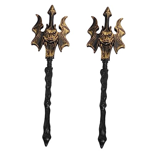Veemoon 2 Stücke Simulation Sticks Halloween Teufel Kostüm Requisiten Cosplay Requisiten Gefälschte Simulation Leistung Kostüm Decor Kunststoff Goldene Veemoon 2 Stücke Simulation Sticks Halloween Teufel Kostüm Requisiten Cosplay Requisiten Gefälschte Simulation Leistung Kostüm Decor Kunststoff Goldene von Veemoon