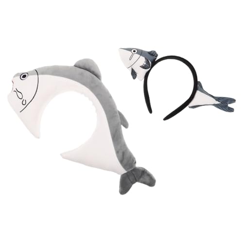 Veemoon 2 Stücke Teiliges Lustiges Fisch Stirnband für und Cartoon Meerestier Haarreifen für Halloween Party Kostüme Waschbar und Wiederverwendbar Mit Großem und Kleinem Fischdesign Veemoon 2 Stücke Teiliges Lustiges Fisch Stirnband für und Cartoon Meerestier Haarreifen für Halloween Party Kostüme Waschbar und Wiederverwendbar Mit Großem und Kleinem Fischdesign von Veemoon