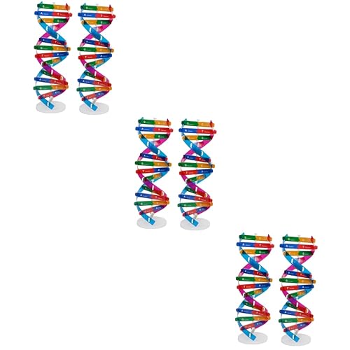 Veemoon 2 - teiliges DNA - Doppelhelix Modell Bausatz Aus ABS Für Und Studenten – Pädagogisches Lehrmittel Zur Veranschaulichung Der DNA Struktur Und Biologischer Prozesse von Veemoon