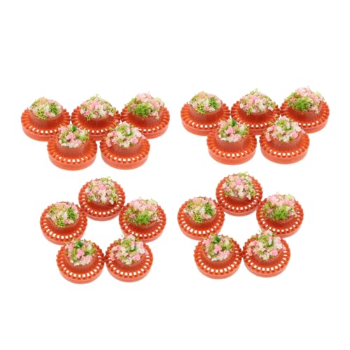 Veemoon 20 Stück Maßstab Leichte Kunststoff-pflanzgefäße für Miniatur-gartenlandschaften Realistische Dekoration für Puppenhaus Diorama und Sandtisch-Modelle Veemoon 20 Stück Maßstab Leichte Kunststoff-pflanzgefäße für Miniatur-gartenlandschaften Realistische Dekoration für Puppenhaus Diorama und Sandtisch-Modelle von Veemoon