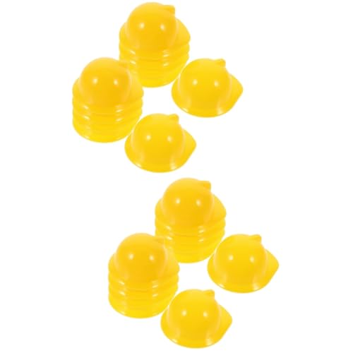 Veemoon 20 Stück Mini-Bauhelme Für Und Haustiere - Sicherheitshelme in Gelb Ideal Für Partys Puppenspiele Und Kreative Dekorationen Hochwertige Plastikminiaturhelme Veemoon 20 Stück Mini-Bauhelme Für Und Haustiere - Sicherheitshelme in Gelb Ideal Für Partys Puppenspiele Und Kreative Dekorationen Hochwertige Plastikminiaturhelme von Veemoon