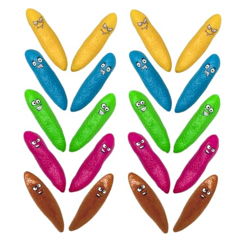 Veemoon 20 Stück Mini-Fingerspielzeug - Lustige Fliegende Gummi Finger Und Fake Poop Für Halloween Dehnbar Und Perfekt Für Partys Spiele Und Als in Bunten Farben Veemoon 20 Stück Mini-Fingerspielzeug - Lustige Fliegende Gummi Finger Und Fake Poop Für Halloween Dehnbar Und Perfekt Für Partys Spiele Und Als in Bunten Farben von Veemoon