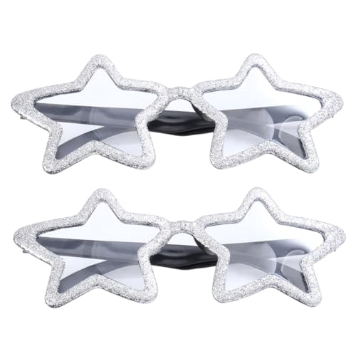 Veemoon 2Paare Lustige Sternbrillen Glitzernde Schrullige Partybrille für Festivals für Halloween Karneval Fotorequisiten Strandpartys Veemoon 2Paare Lustige Sternbrillen Glitzernde Schrullige Partybrille für Festivals für Halloween Karneval Fotorequisiten Strandpartys von Veemoon