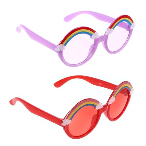 Veemoon 2Paare Sonnenbrille Rundrahmen Lustige Cartoon Sonnenbrillen für UV Dekorative Accessoires für Geburtstagsparty Fotografie Veemoon 2Paare Sonnenbrille Rundrahmen Lustige Cartoon Sonnenbrillen für UV Dekorative Accessoires für Geburtstagsparty Fotografie von Veemoon
