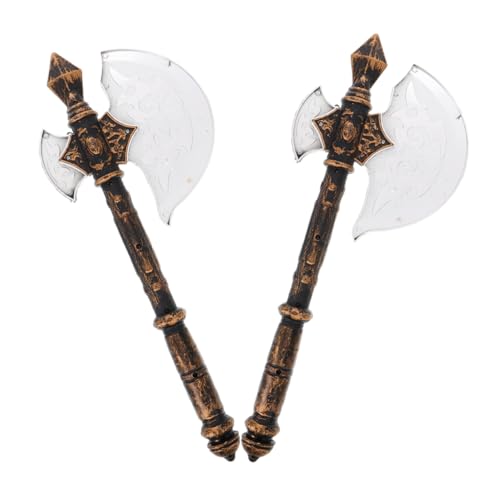Veemoon 2Pcs Halloween Performance Requisiten Halloween Dekoration Halloween Honstration Halloween wirft Stützaxt Halloween-Versorgung Halloween-Accessoires -Halloween-Requisite Plastik von Veemoon