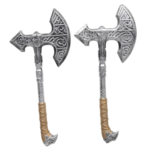 Veemoon 2St Requisiten für Urlaubskostüme Ornamente Requisitenaxt Halloween Beil Halloween-Dekoration Halloween Fischgräten- - gefälschte Fischgrätenaxt Plastik Golden Veemoon 2St Requisiten für Urlaubskostüme Ornamente Requisitenaxt Halloween Beil Halloween-Dekoration Halloween Fischgräten- - gefälschte Fischgrätenaxt Plastik Golden von Veemoon