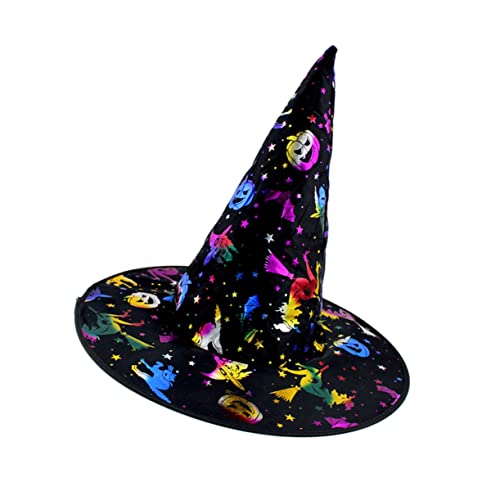 Veemoon 2er Set Halloween Hexenhut – Perfekte Requisiten Für Kostümpartys - Tanzveranstaltungen Und Cosplay – Zufällige Farben Für Unvergessliche Halloween- Veemoon 2er Set Halloween Hexenhut – Perfekte Requisiten Für Kostümpartys - Tanzveranstaltungen Und Cosplay – Zufällige Farben Für Unvergessliche Halloween- von Veemoon
