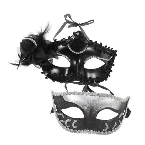 Veemoon 2stücke Handheld Maske Für Frauen Halbe Gesicht Maske Für Maskenball Halloween Und Cosplay Für Karneval Und Festliche Anlässe Veemoon 2stücke Handheld Maske Für Frauen Halbe Gesicht Maske Für Maskenball Halloween Und Cosplay Für Karneval Und Festliche Anlässe von Veemoon