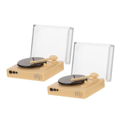 Veemoon 2stücke Miniatur Cd-Player Für Puppenhäuser Vintage Plattenspieler Detailgetreues Möbelzubehör Für Wohnzimmer Und Schlafzimmer Miniaturhäusern Dekoration Veemoon 2stücke Miniatur Cd-Player Für Puppenhäuser Vintage Plattenspieler Detailgetreues Möbelzubehör Für Wohnzimmer Und Schlafzimmer Miniaturhäusern Dekoration von Veemoon