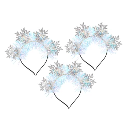 Veemoon 3 Stck Weihnachts Stirnband mit Schneeflocken Glitzerndes Damen Haaraccessoire für Festliche Anlässe und Besondere Anlässe als für Familie und Veemoon 3 Stck Weihnachts Stirnband mit Schneeflocken Glitzerndes Damen Haaraccessoire für Festliche Anlässe und Besondere Anlässe als für Familie und von Veemoon