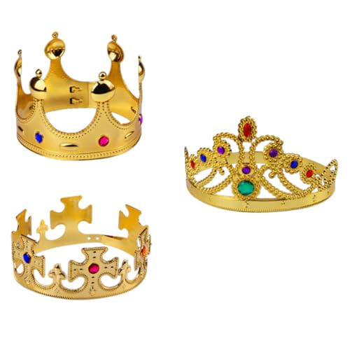 Veemoon 3 Stück Krone Haarreifen Goldene für Mädchen für Geburtstagsfeiern und Kostümpartys Accessoires für Kleine Königinnen und Prinzessinnen Veemoon 3 Stück Krone Haarreifen Goldene für Mädchen für Geburtstagsfeiern und Kostümpartys Accessoires für Kleine Königinnen und Prinzessinnen von Veemoon