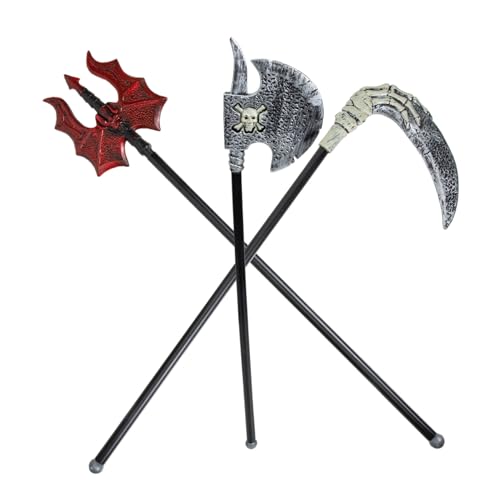 Veemoon 3 Stück Simulierte Waffenspielzeug Halloween- Halloween Novelty Toys Kinderspielzeug Halloween-Cosplay Halloween -Requisite Gruseliges Stage Prop Bunt Plastik Veemoon 3 Stück Simulierte Waffenspielzeug Halloween- Halloween Novelty Toys Kinderspielzeug Halloween-Cosplay Halloween -Requisite Gruseliges Stage Prop Bunt Plastik von Veemoon