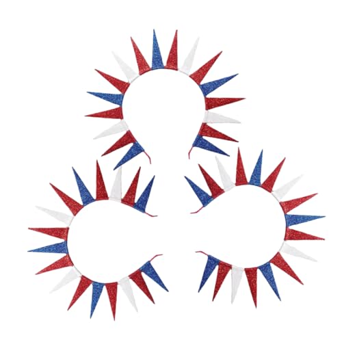 Veemoon 3 Stück Teiliges Stirnband mit Freiheitsstatue und Sternen Patriotische Kopfbedeckung für Frauen Bequemes Independence Day Partyzubehör für Memorial Day und Feier Veemoon 3 Stück Teiliges Stirnband mit Freiheitsstatue und Sternen Patriotische Kopfbedeckung für Frauen Bequemes Independence Day Partyzubehör für Memorial Day und Feier von Veemoon