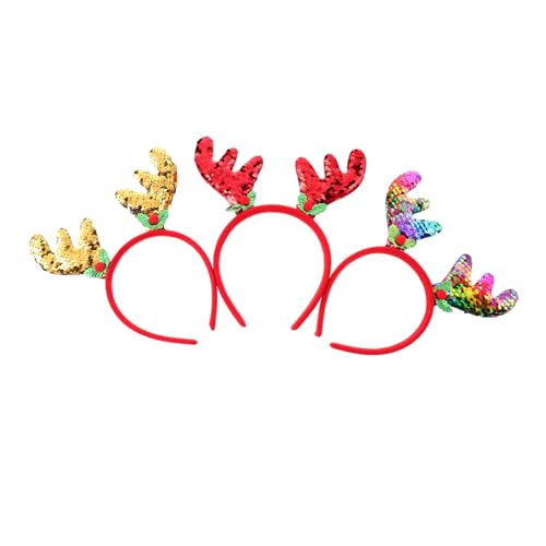 Veemoon 3 Stück Teiliges Weihnachts Haarreif mit Funkelnden Rentiergeweihen Farbenfrohe Haaraccessoires für Party Karneval Cosplay und Festliche Anlässe Langlebig und Dekorativ Veemoon 3 Stück Teiliges Weihnachts Haarreif mit Funkelnden Rentiergeweihen Farbenfrohe Haaraccessoires für Party Karneval Cosplay und Festliche Anlässe Langlebig und Dekorativ von Veemoon