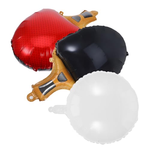 Veemoon 3 Tischtennis-Luftballons Aluminium-Luftballons Mit Sport-Thema Für Party-Dekorationen Für Hochzeiten Geburtstage Wettbewerbe von Veemoon