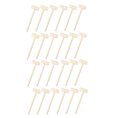 Veemoon 30 Stück Mini Holzhammer Set Für – Leichte Und Sichere Holz Hämmer Für Kreatives - Ideal Als Hammer Und Für Kleine Hände von Veemoon