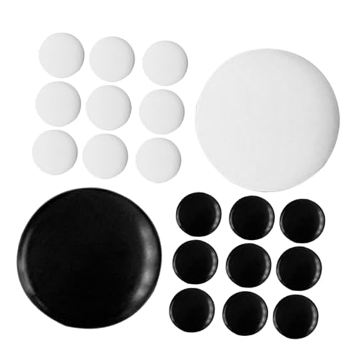 Veemoon 360 Stück Go-Steine Set – Doppelt Konvexe Spielsteine Für Go-Brettspiele Weiqi Und Gobang – Ideal Als Ersatzteile Oder Bastelmaterial 2 2 cm Größe von Veemoon