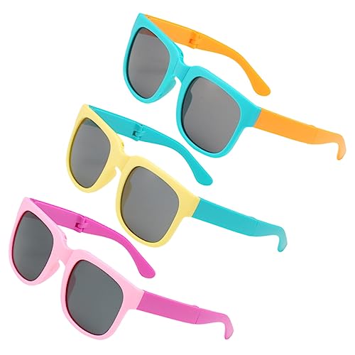 Veemoon 3Paare Faltbare Sonnenbrille Leichtes Design für Jungen für Sommerpartys Strandaktivitäten Stilvolle Praktische Sonnenbrillen Veemoon 3Paare Faltbare Sonnenbrille Leichtes Design für Jungen für Sommerpartys Strandaktivitäten Stilvolle Praktische Sonnenbrillen von Veemoon