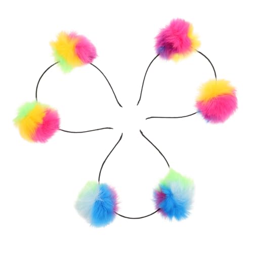 Veemoon 3Stücke Pompom Ball Stirnbänder für Mädchen Bunte Flauschige Haarschleifen für Feste Kostümpartys und Besondere Anlässe Veemoon 3Stücke Pompom Ball Stirnbänder für Mädchen Bunte Flauschige Haarschleifen für Feste Kostümpartys und Besondere Anlässe von Veemoon