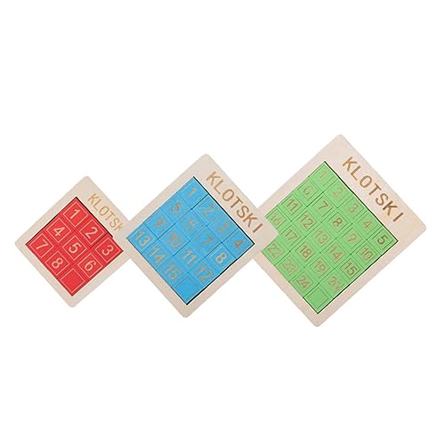 Veemoon 3er Set Digitale Huarong Puzzle Holzspielzeug Für – Pädagogisches Schieberätsel Mit Bunten Holzblöcken Für Kreatives Lernen Und Eltern-Kind-Spielzeit Veemoon 3er Set Digitale Huarong Puzzle Holzspielzeug Für – Pädagogisches Schieberätsel Mit Bunten Holzblöcken Für Kreatives Lernen Und Eltern-Kind-Spielzeit von Veemoon