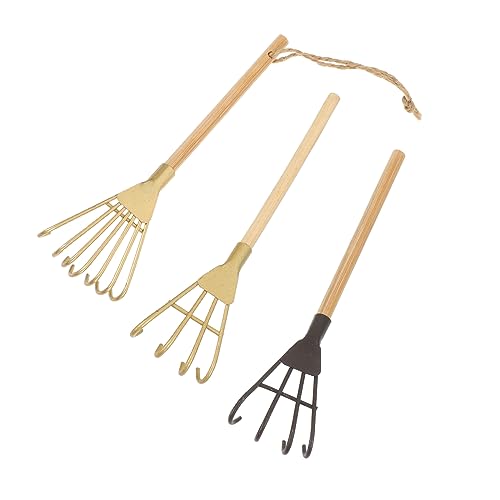 Veemoon 3er Set Mini Gartengeräte - Handrechen Und Kultivatoren Aus Robustem Material Mit Ergonomischem Griff - Ideal Für Bonsai Blumenbeete Und Rasenpflege Gartenwerkzeuge Für Präzise Veemoon 3er Set Mini Gartengeräte - Handrechen Und Kultivatoren Aus Robustem Material Mit Ergonomischem Griff - Ideal Für Bonsai Blumenbeete Und Rasenpflege Gartenwerkzeuge Für Präzise von Veemoon
