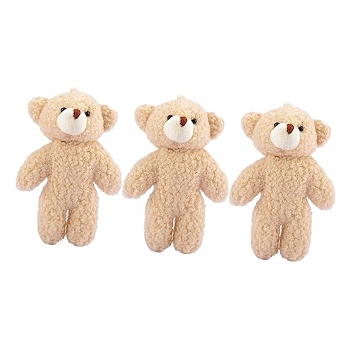 Veemoon 3er Set Mini Plüsch Bären - Weiche Stofftier Schlüsselanhänger Für Kindergeburtstag - Weihnachten Und Party Deko Kleiner Bär Veemoon 3er Set Mini Plüsch Bären - Weiche Stofftier Schlüsselanhänger Für Kindergeburtstag - Weihnachten Und Party Deko Kleiner Bär von Veemoon