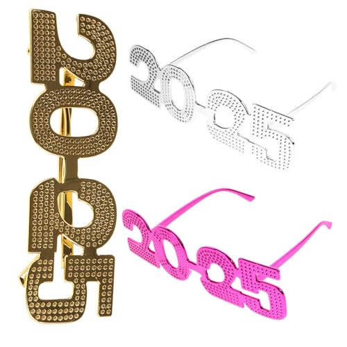 Veemoon 3stücke Neue Jahr Spaßbrille Bunte Partybrille Für Silvesterfeiern Fotorequisiten Und Accessoires Für Festlichkeiten Und Geburtstagsfeiern Veemoon 3stücke Neue Jahr Spaßbrille Bunte Partybrille Für Silvesterfeiern Fotorequisiten Und Accessoires Für Festlichkeiten Und Geburtstagsfeiern von Veemoon
