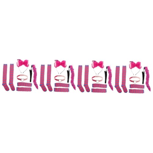 Veemoon 4 Sets Katzenohren Stirnband Mit Anhänger Und Kostümkleid Weiches Party Haarband Für Frauen Katzenohren Haarband Cosplay Stirnband Cosplay Zubehör Foto Requisiten Veemoon 4 Sets Katzenohren Stirnband Mit Anhänger Und Kostümkleid Weiches Party Haarband Für Frauen Katzenohren Haarband Cosplay Stirnband Cosplay Zubehör Foto Requisiten von Veemoon