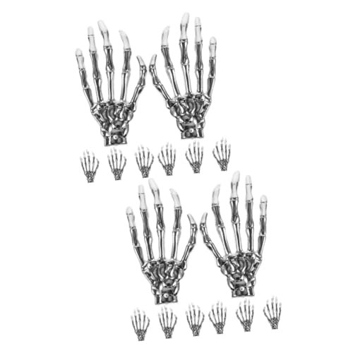Veemoon 4 Stück Gruselige Skelett-Hände Für Halloween - Dekoration Zum Aufhängen Perfekte Skelett Ornamente Für Ihr Spukhaus Und Tag Der Toten Feierlichkeiten Veemoon 4 Stück Gruselige Skelett-Hände Für Halloween - Dekoration Zum Aufhängen Perfekte Skelett Ornamente Für Ihr Spukhaus Und Tag Der Toten Feierlichkeiten von Veemoon