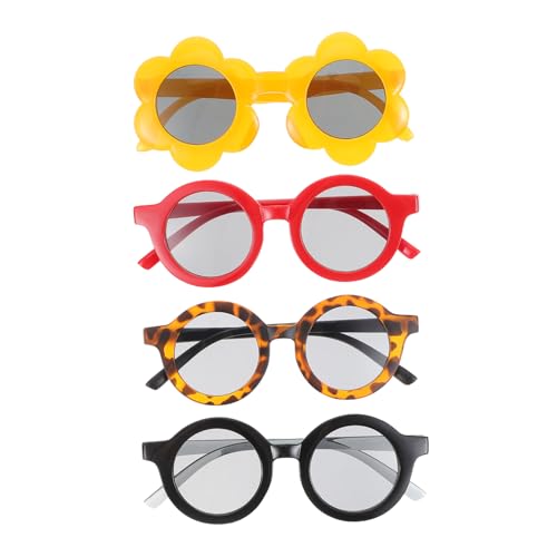Veemoon 4 Stück Sonnenbrillen Für Uv Sonnenbrille Für Kleine Mädchen Polarisiert Trendy Blau Runde Sonnenbrille Für Lustig Jungs Gläser Kleinkinder Polyester Veemoon 4 Stück Sonnenbrillen Für Uv Sonnenbrille Für Kleine Mädchen Polarisiert Trendy Blau Runde Sonnenbrille Für Lustig Jungs Gläser Kleinkinder Polyester von Veemoon