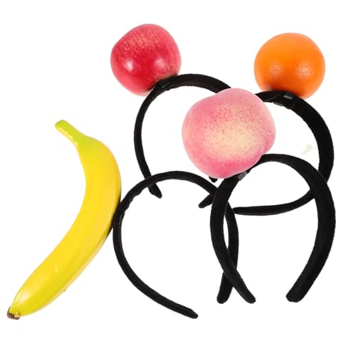 Veemoon 4 Stück Teiliges Realistische Obst Stirnbänder Tropisches Luau Partyzubehör Leichtes Langlebiges Kopfband für Strandfeiern und Festliche Anlässe Bequem und Sicher Tragbar Veemoon 4 Stück Teiliges Realistische Obst Stirnbänder Tropisches Luau Partyzubehör Leichtes Langlebiges Kopfband für Strandfeiern und Festliche Anlässe Bequem und Sicher Tragbar von Veemoon