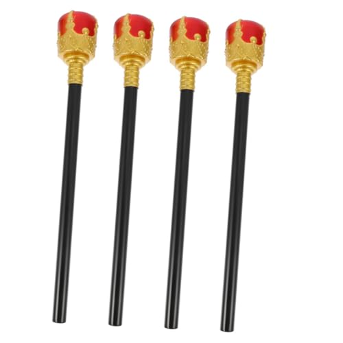 Veemoon 4 Stück Zauberstab Halloween- Für König Jungs Ritter Prinz Kinderbühnenleistungsprop Halloween -Dekoration Halloween-Requisite Plastik Zufällige Farbe Veemoon 4 Stück Zauberstab Halloween- Für König Jungs Ritter Prinz Kinderbühnenleistungsprop Halloween -Dekoration Halloween-Requisite Plastik Zufällige Farbe von Veemoon