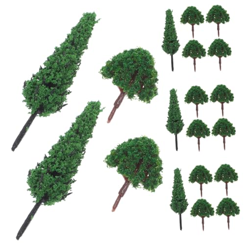 Veemoon 40 Stück Mikro Landschaftsmodellbaum Mini Landschaft Kleine Bäume Modellbäume Für Diorama Miniatur Simulation Modell Landschaftsbaum Eisenbahnbaum Tischminiaturen von Veemoon
