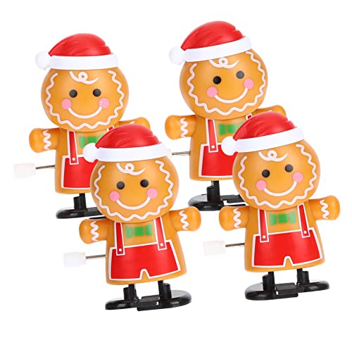 Veemoon 4er Set Aufziehspielzeug Weihnachtslebkuchenmann - Mechanische Dekoration Für Weihnachten - Perfektes Partygeschenk Erwachsene Veemoon 4er Set Aufziehspielzeug Weihnachtslebkuchenmann - Mechanische Dekoration Für Weihnachten - Perfektes Partygeschenk Erwachsene von Veemoon