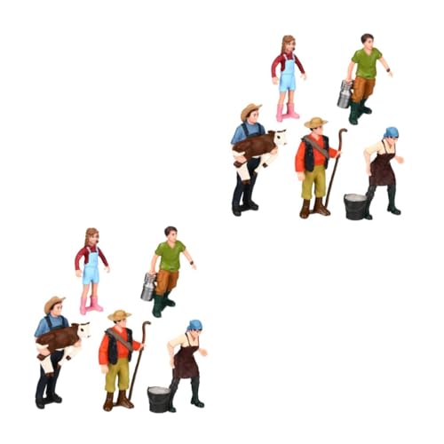 Veemoon 5 Stück Handbemalte Mini Bauernfiguren – Realistische -Actionfiguren Für Rollenspiele Und Lernspielzeug Für Und Kleinkinder - Ideal Als Tortenaufsatz Oder Sammlerstück Veemoon 5 Stück Handbemalte Mini Bauernfiguren – Realistische -Actionfiguren Für Rollenspiele Und Lernspielzeug Für Und Kleinkinder - Ideal Als Tortenaufsatz Oder Sammlerstück von Veemoon