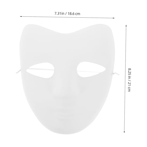 Veemoon 5 Stück Handbemalte weiße Embryomaske Gesichtsmaskenkostüm Masken zum Bemalen Farbe maske DIY-Maskenbasteln leere Masken Kostümmaske leere Gesichtsmaske Papier Veemoon 5 Stück Handbemalte weiße Embryomaske Gesichtsmaskenkostüm Masken zum Bemalen Farbe maske DIY-Maskenbasteln leere Masken Kostümmaske leere Gesichtsmaske Papier von Veemoon