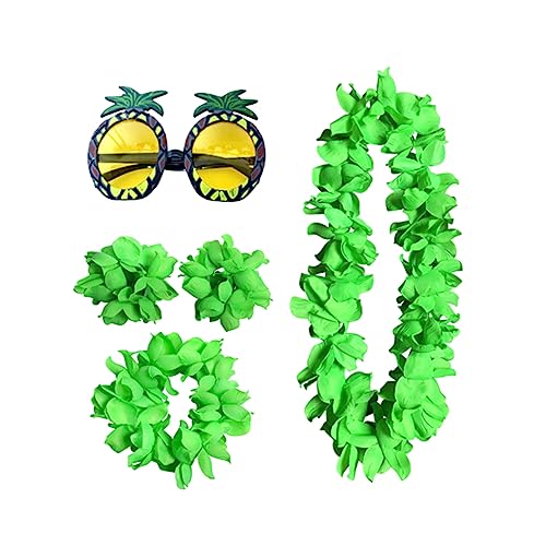 Veemoon Lustige Party Brillen 5 Stücke Set Ananas Design Gläser Hawaii Girlande Kopfschmuck Armband Veemoon Lustige Party Brillen 5 Stücke Set Ananas Design Gläser Hawaii Girlande Kopfschmuck Armband von Veemoon