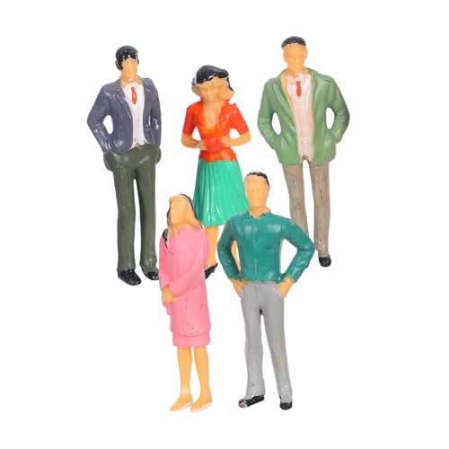 Veemoon 5 Stück Menschen Modell Figuren Bunte Stehende Architektur Figuren Handbemalt Realistische Miniatur Landschaftsfiguren für Modellbau Sandtische Dioramen Veemoon 5 Stück Menschen Modell Figuren Bunte Stehende Architektur Figuren Handbemalt Realistische Miniatur Landschaftsfiguren für Modellbau Sandtische Dioramen von Veemoon