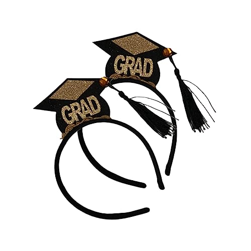Veemoon 5 Stück Teiliges Abschluss Haarreif Mini Absolventenhut Stirnband Schwarz Rutschfest Langlebig Graduation Party Accessoire für Fotorequisiten und Feierlichkeiten Veemoon 5 Stück Teiliges Abschluss Haarreif Mini Absolventenhut Stirnband Schwarz Rutschfest Langlebig Graduation Party Accessoire für Fotorequisiten und Feierlichkeiten von Veemoon