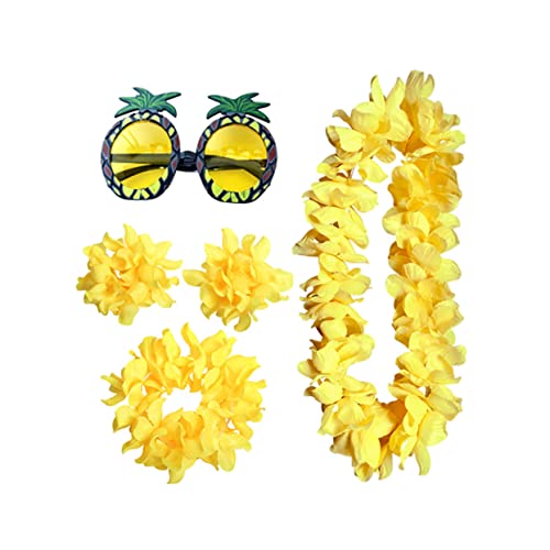 Veemoon 5stücke Teiliges Hawaii-besuch Blumenkranz Armband Und Lustigen Ananas-sonnenbrillen Für Partys Festivals Und Tanzanlässe Bringt Farbe Und Spaß Jede Feier Veemoon 5stücke Teiliges Hawaii-besuch Blumenkranz Armband Und Lustigen Ananas-sonnenbrillen Für Partys Festivals Und Tanzanlässe Bringt Farbe Und Spaß Jede Feier von Veemoon