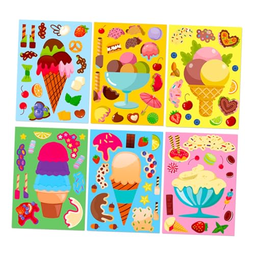 Veemoon 6 Bögen Eiscreme Puzzle Aufkleber Zum Gestalten Von Dessert Geburtstagsdekorationen Eiscreme Puzzle Aufkleber Machen Sie Ihre Eigenen Dessert Aufkleber Cartoon Dessert Veemoon 6 Bögen Eiscreme Puzzle Aufkleber Zum Gestalten Von Dessert Geburtstagsdekorationen Eiscreme Puzzle Aufkleber Machen Sie Ihre Eigenen Dessert Aufkleber Cartoon Dessert von Veemoon