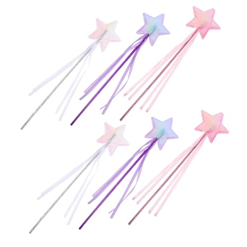 Veemoon 6stücke Glitzernde Sternen-zauberstäbe Für Mädchen Kostümaccessoires Für Geburtstagsfeiern Halloween Weihnachten Und Andere Festliche Anlässe Veemoon 6stücke Glitzernde Sternen-zauberstäbe Für Mädchen Kostümaccessoires Für Geburtstagsfeiern Halloween Weihnachten Und Andere Festliche Anlässe von Veemoon