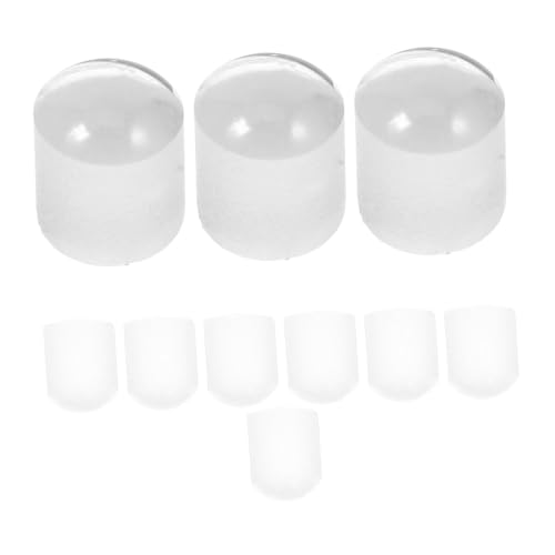 Veemoon 6 Stück -Projektionschiplinse Gravurstift-Kit leere Objektträger pvd clouldray Vorbereitungskit für Mikroskop-Objektträger Objektträger für Mikroskop Mo Spiegel Glas Transparent von Veemoon