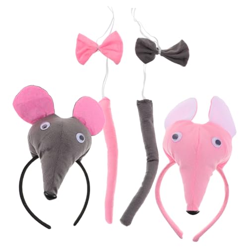 Veemoon 6 Stück Stirnband Kinderkostüme Rosa Ohren Liebenswert Karikatur -stirnband-zubehör Mäuse Bausatz Ratte -cosplay -kostüm Cosplay Stirnband Stoff Veemoon 6 Stück Stirnband Kinderkostüme Rosa Ohren Liebenswert Karikatur -stirnband-zubehör Mäuse Bausatz Ratte -cosplay -kostüm Cosplay Stirnband Stoff von Veemoon