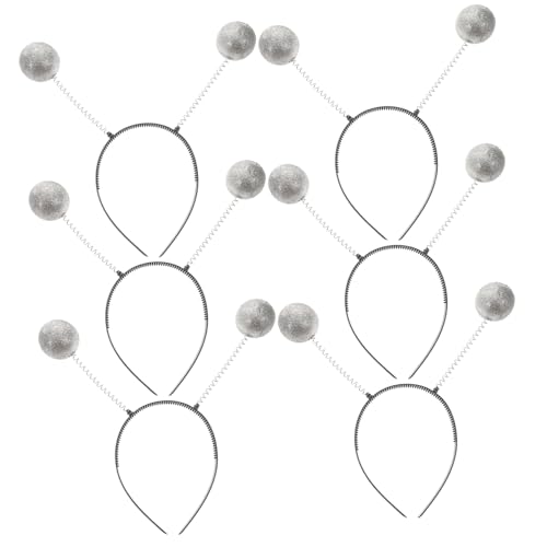 Veemoon 6 Stück Teiliges Glitzer Haarband mit Federnden Schaumstoff silberkugeln Leichte Party haarschmuck Stirnbänder für Mädchen und Erwachsene für Kostüm und Feier Veemoon 6 Stück Teiliges Glitzer Haarband mit Federnden Schaumstoff silberkugeln Leichte Party haarschmuck Stirnbänder für Mädchen und Erwachsene für Kostüm und Feier von Veemoon